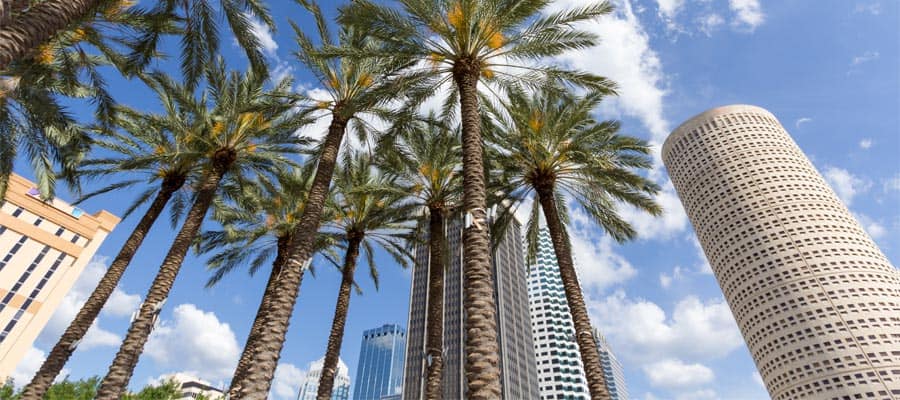 Visit downtown Tampa on your cruise